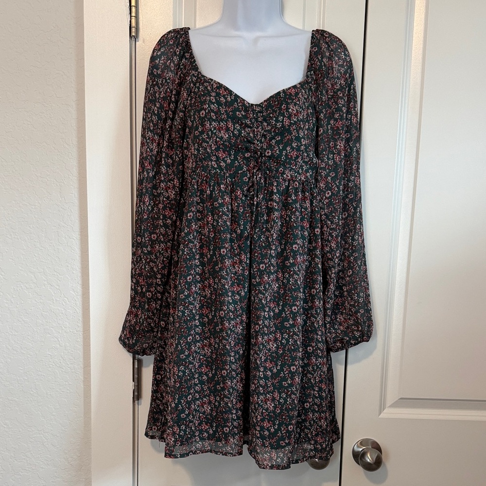 Floral Long Sleeve Dress